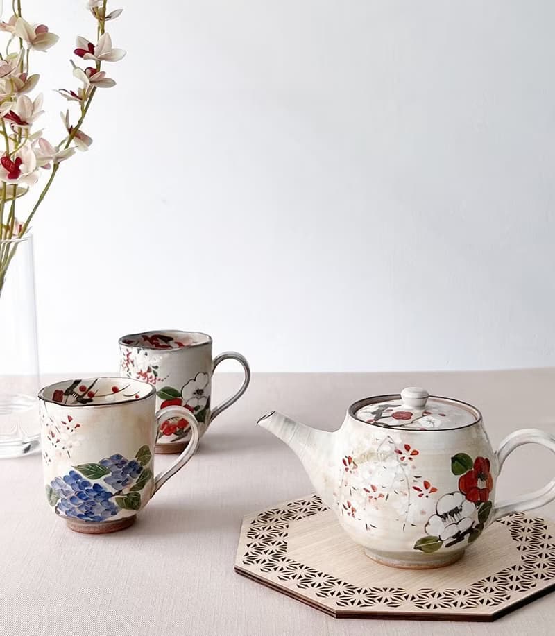 【結婚禮物】花小路 馬克杯 對杯組 /俊山窯