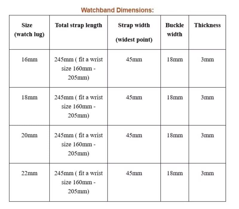 Timeless 純黑皮革真皮手男士款手錶腕帶16/18/20/22MM