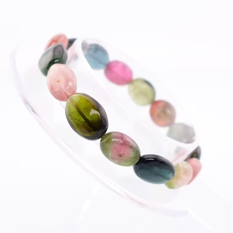 寶麗金珠寶-天然彩色糖果碧璽手鍊