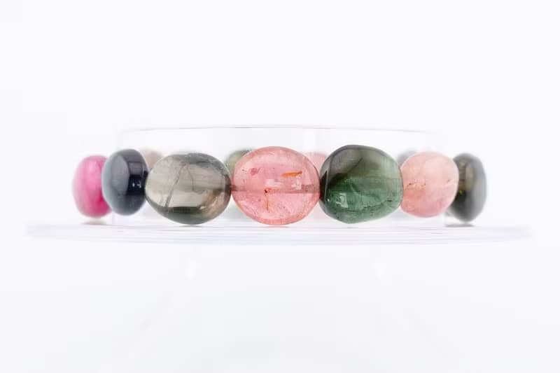 寶麗金珠寶-天然彩色糖果碧璽手鍊