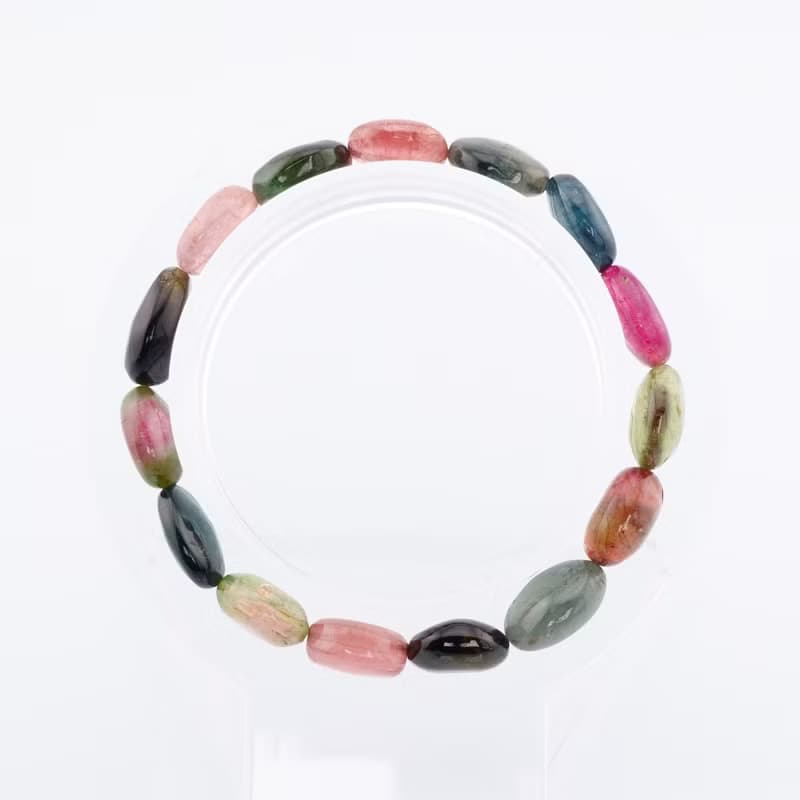 寶麗金珠寶-天然彩色糖果碧璽手鍊