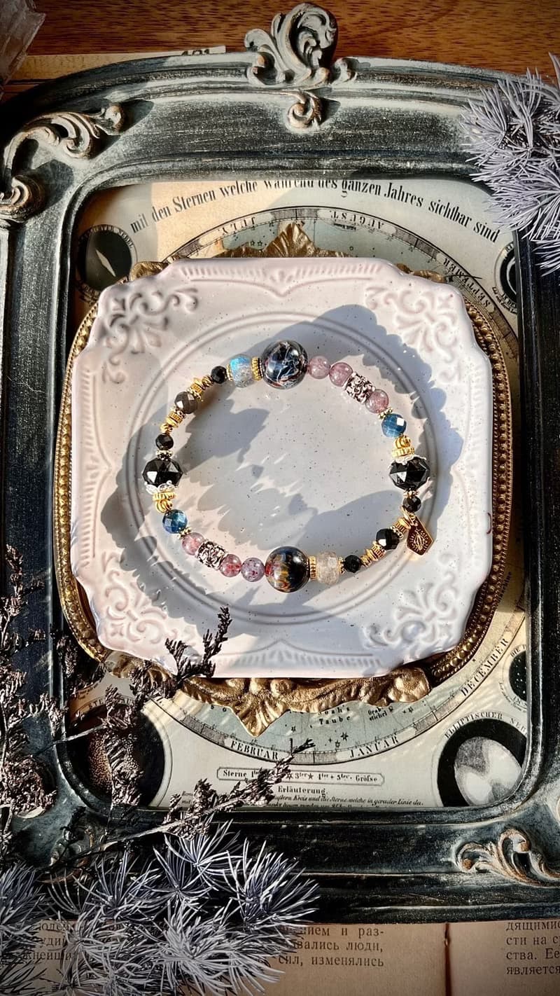 -末日審判-天然水晶手鏈/黃銅手鍊