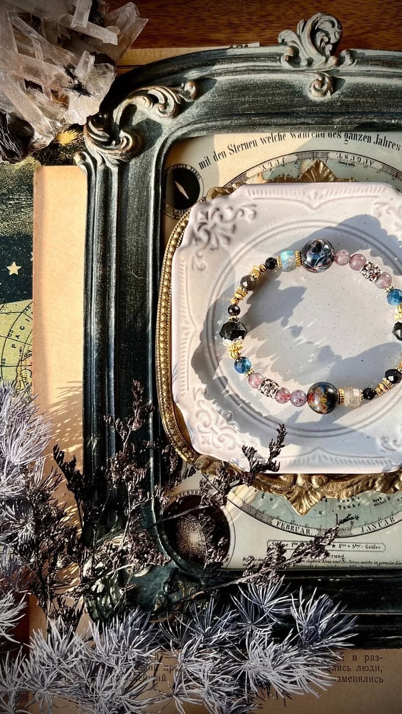 -末日審判-天然水晶手鏈/黃銅手鍊