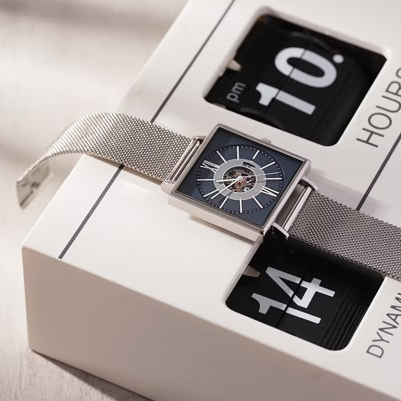 方型簡約 - 寧靜藍