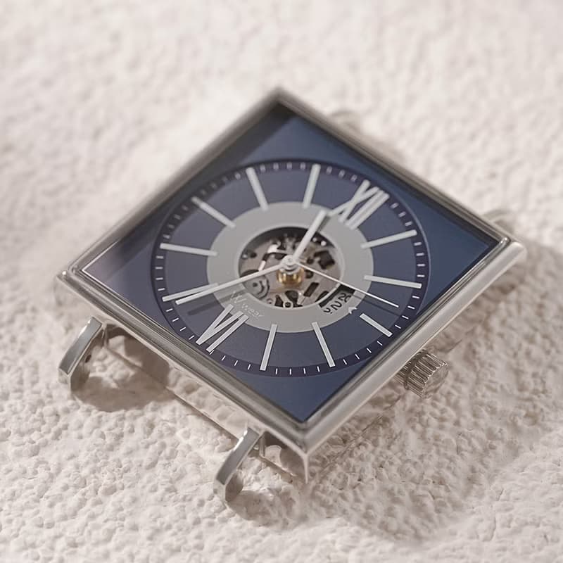 方型簡約 - 寧靜藍