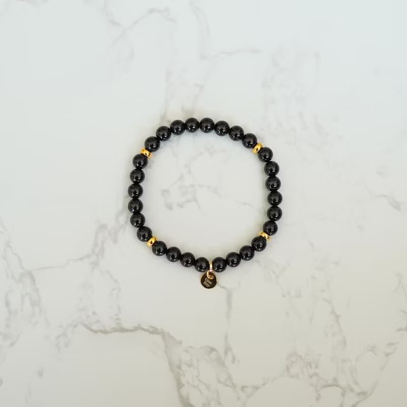 黑碧璽925純銀手鏈