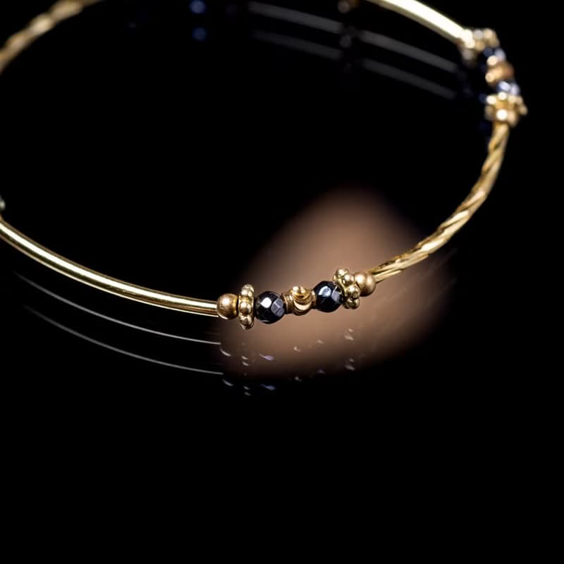 羅馬假期 // C1319鐵膽石黃銅手鍊