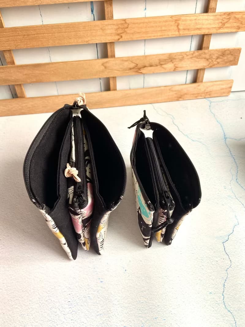 微笑貓咪五層包 日本棉布 母親節 生日 交換禮物 2種尺寸