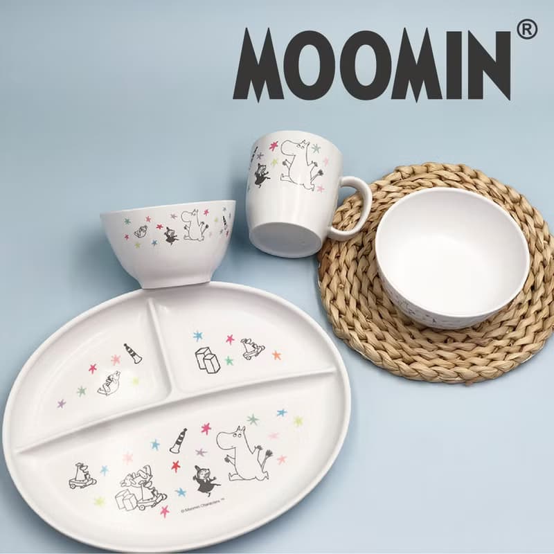 【Moominx日本skater】銀離子餐具系列 餐具組