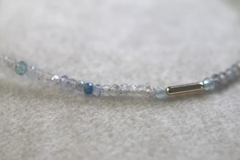 手鍊 帶來正能量 三月誕生石 海藍寶 - 藏彩蛋 -