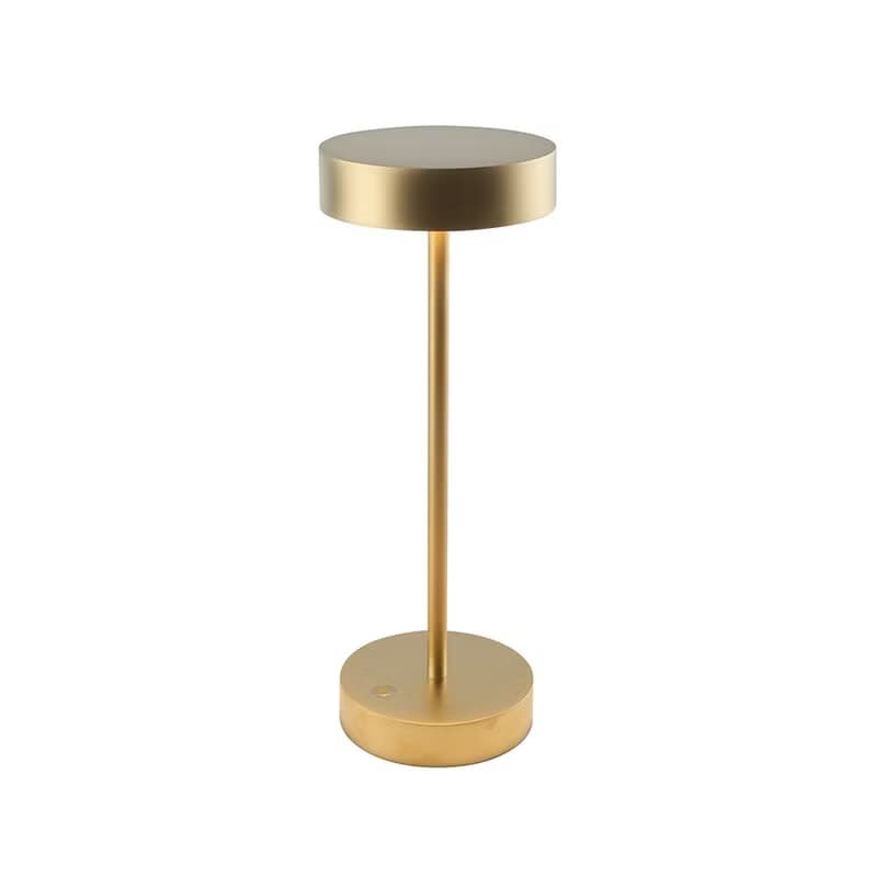 義大利UBIQUA Standy 輕奢工業風USB充電式檯燈(大款)-香檳金