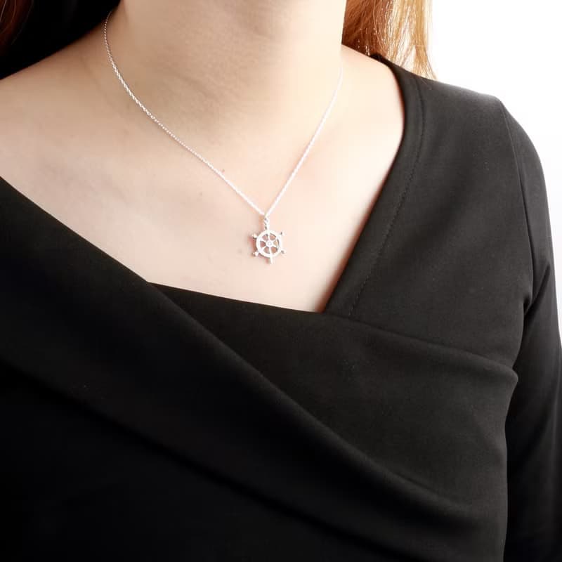 【Angel & Me】夢想之舵  船舵 s925 純銀 項鍊 生日 情人節 禮物