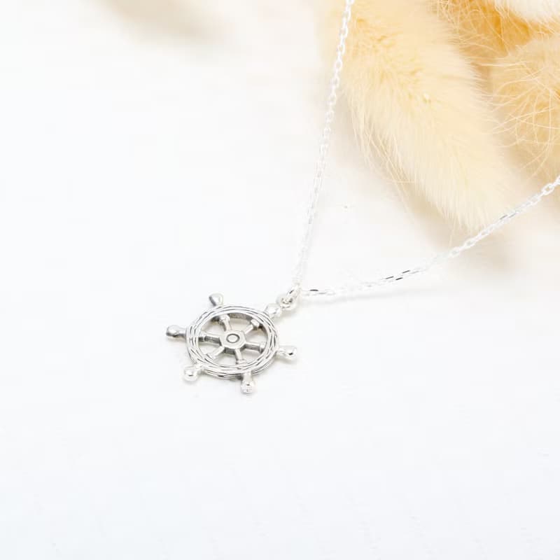 【Angel & Me】夢想之舵  船舵 s925 純銀 項鍊 生日 情人節 禮物