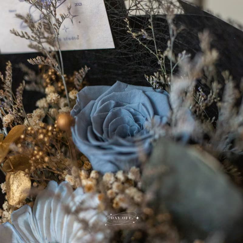 DAY OFF 小型乾燥花束 擴香花束 手拿花 拍照花束 男友花束