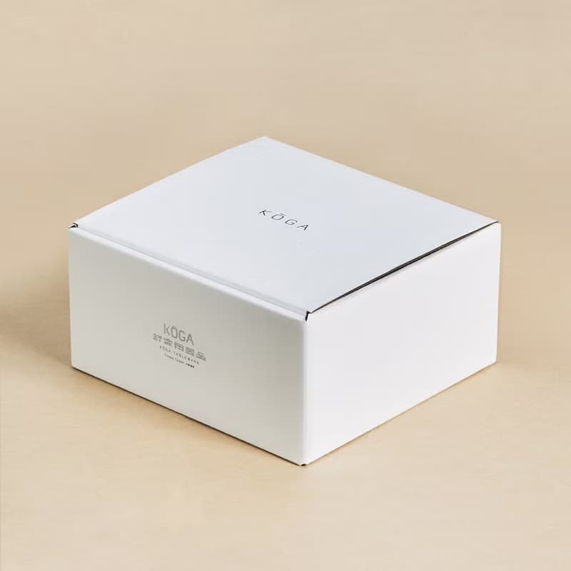KOGA 許家陶器品 陶質六角大碗 (丹青)