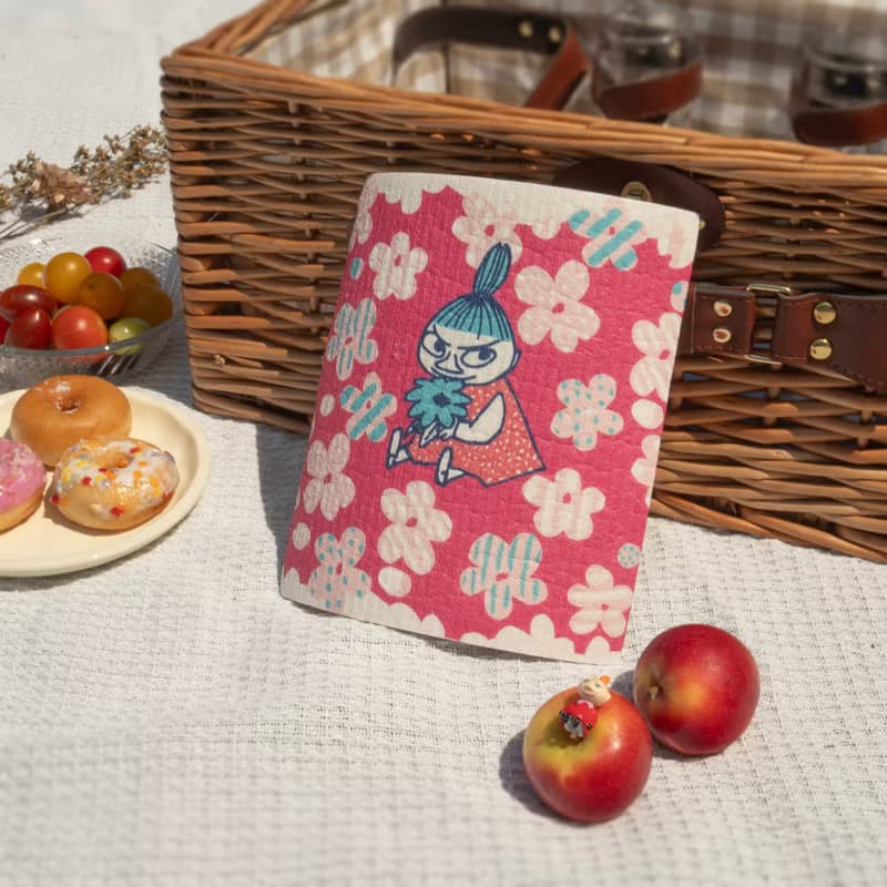 【Pinkoi x Moomin x SOU・SOU】天然環保木漿布 小美 姆明 綻放