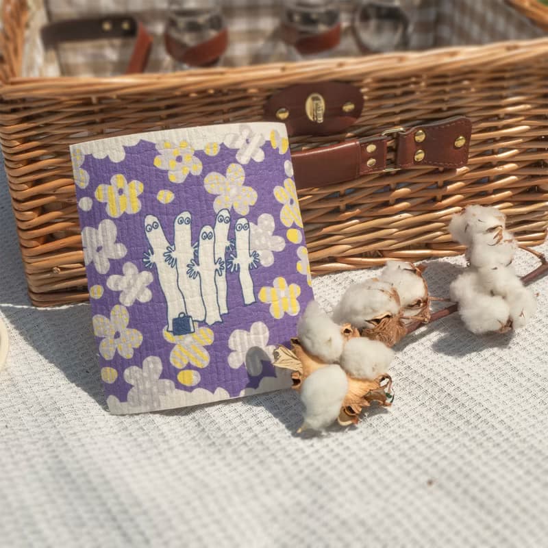【Pinkoi x Moomin x SOU・SOU】天然環保木漿布 小美 姆明 綻放