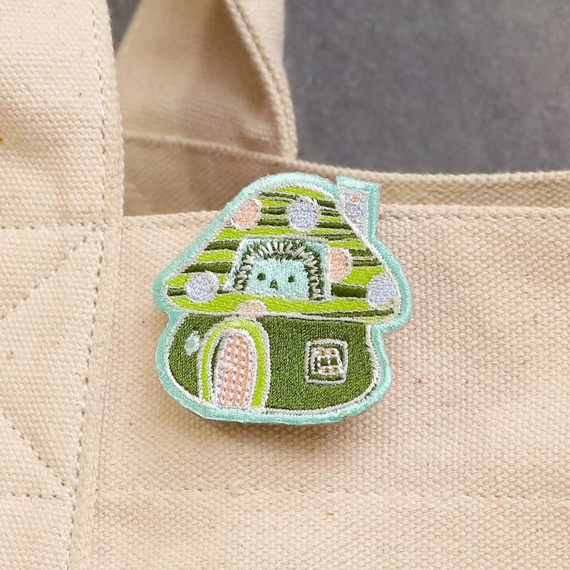獨家設計刺繡胸章(秘密小基地)黃丨婚禮小物 開學