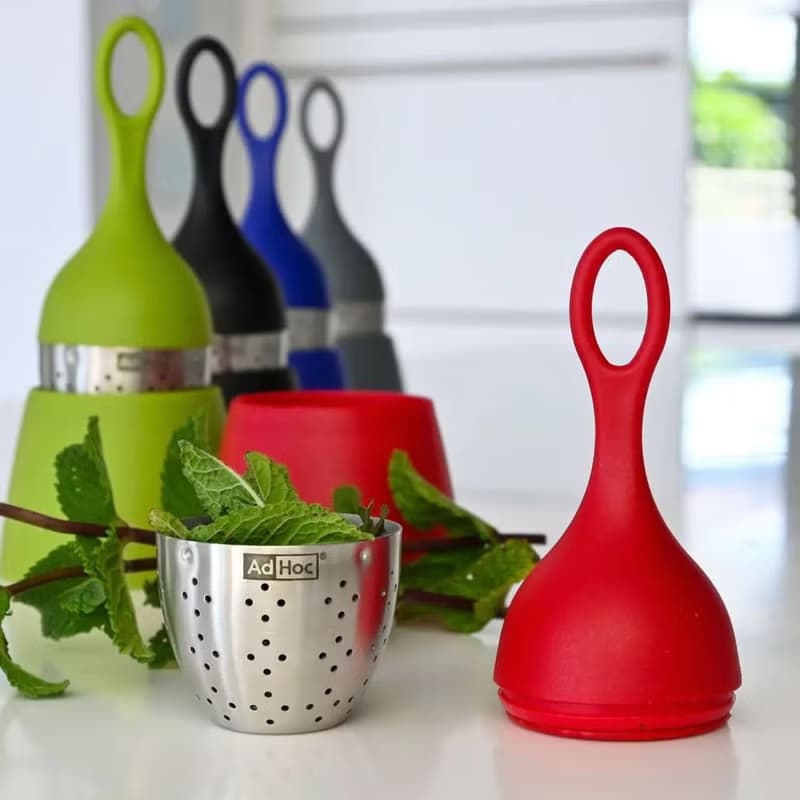 【303select】AdHoc德國 漂浮濾茶器 含座(多款)