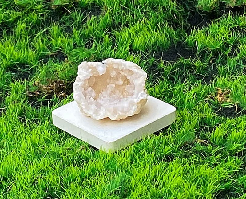能量招財瑪瑙小白晶洞 療癒 開運 淨化 原礦 聖誕禮物 交換禮物