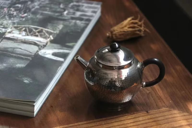 尚幀品 手工純銀泡茶壺 純銀9999 巨輪珠純銀急須 150cc