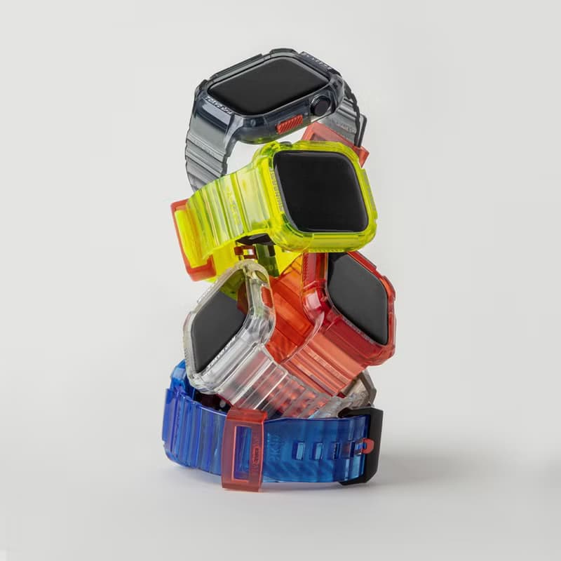 Apple Watch 45/44mm Saido 街頭潮流一體成形錶帶-黃色