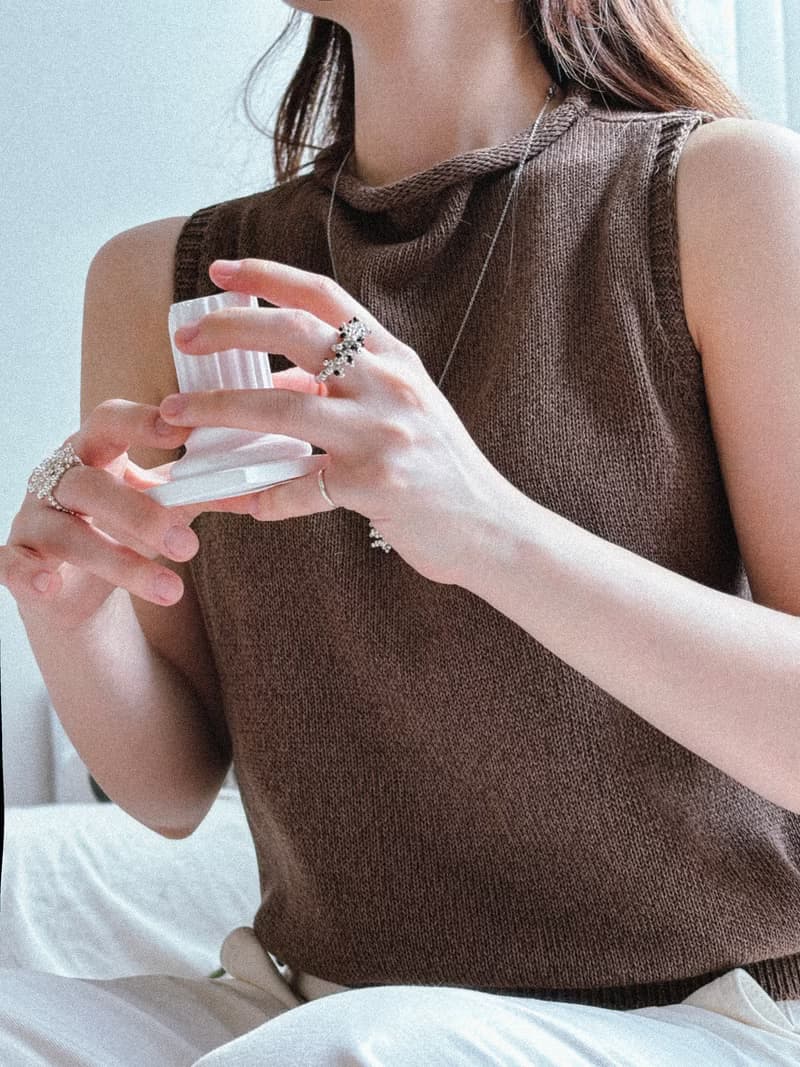 Coral Ring 925 Silver
