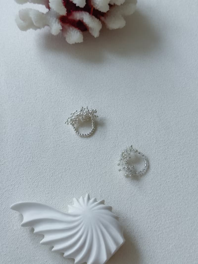 Coral Ring 925 Silver