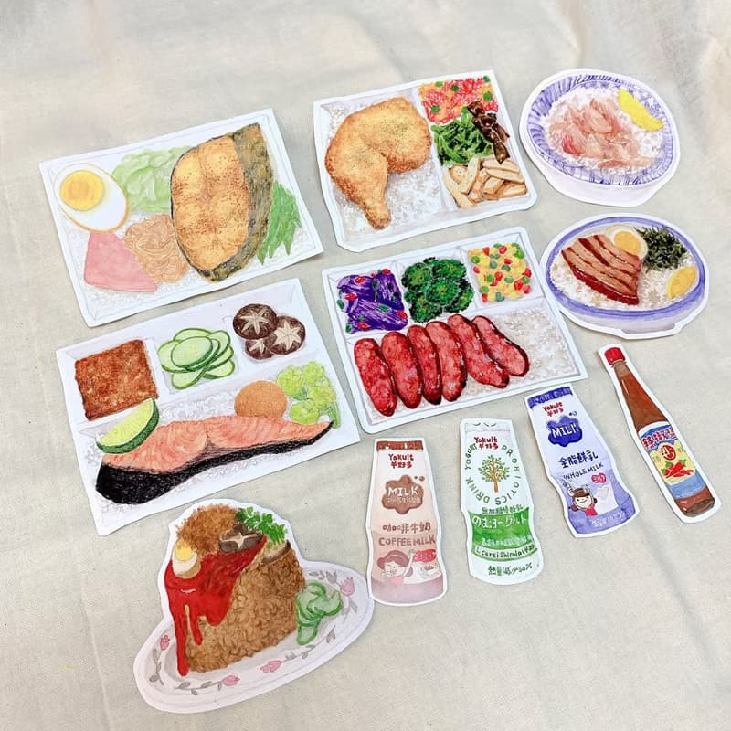 我不是在吃 就是在買吃的路上 | 超大防水貼紙 | 行李箱貼紙