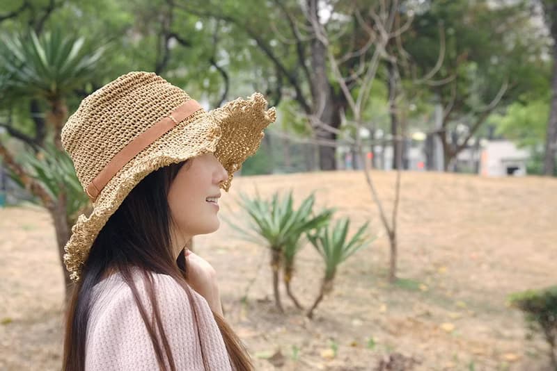 Unni巴洛復古帽-編織帽 帽子 登山帽 草帽 防曬 straw hat 擋風