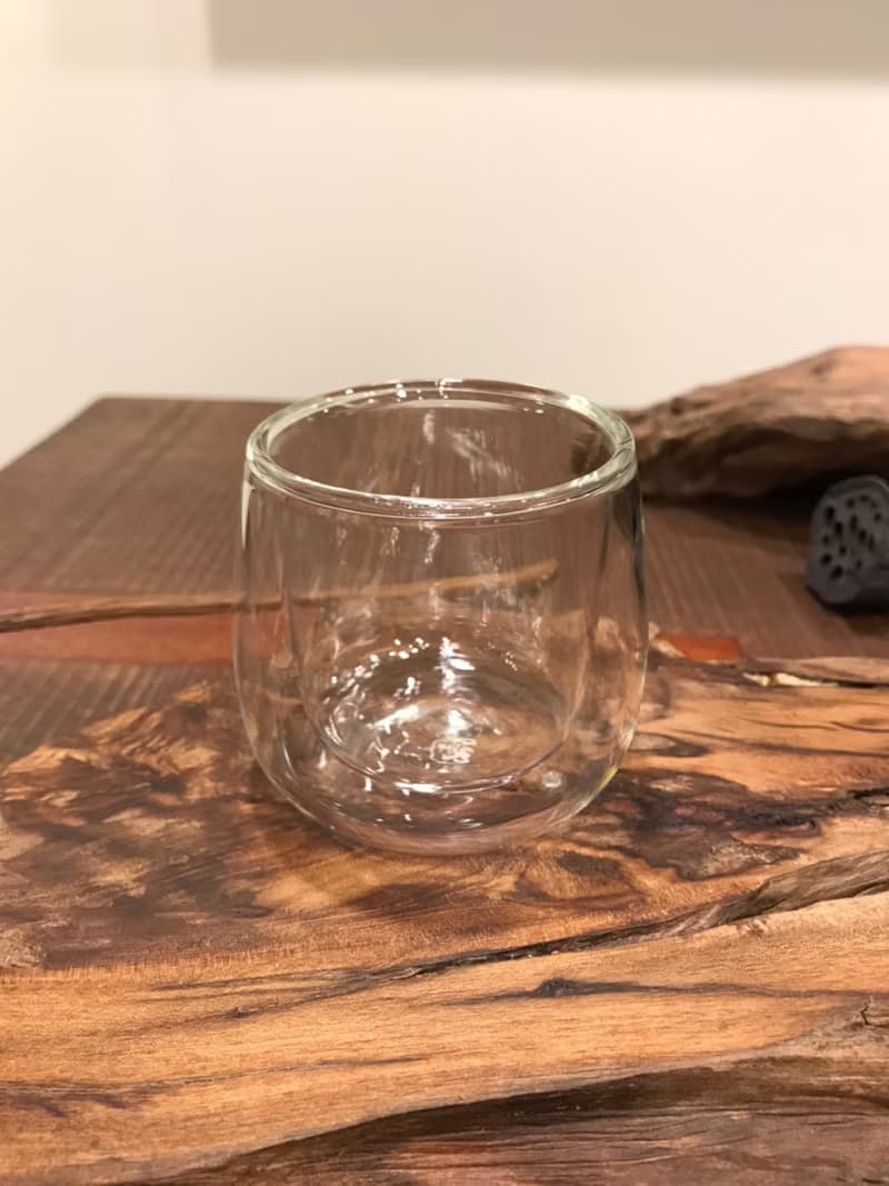 玻璃小滿心雙層杯