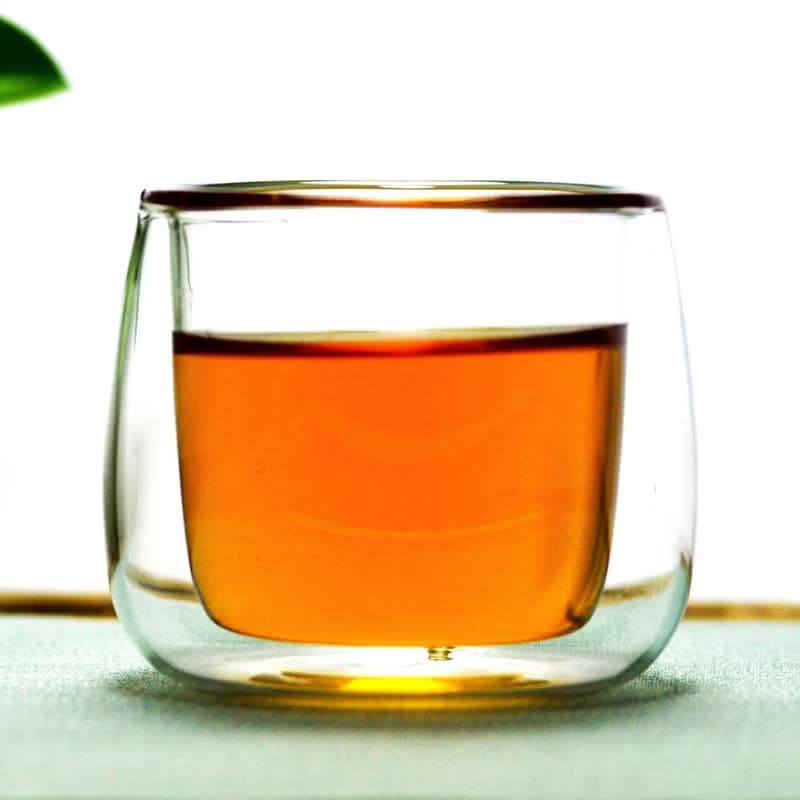 玻璃小滿心雙層杯