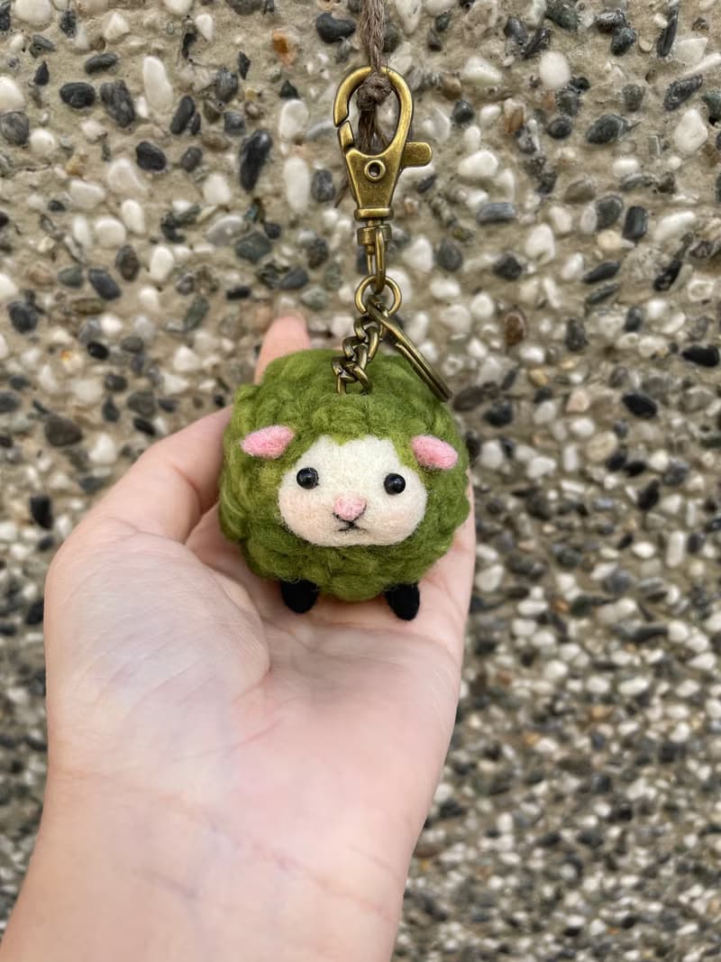 芥末綠 小羊 吊飾 聖誕禮物