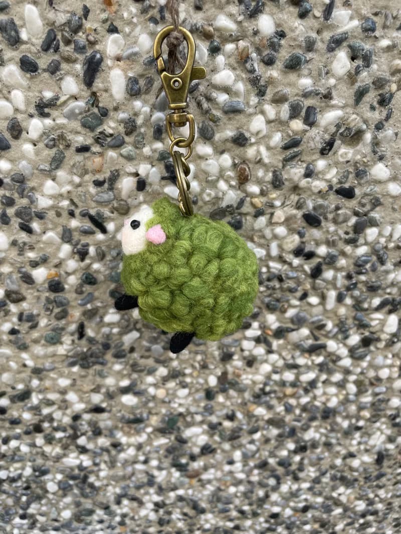 芥末綠 小羊 吊飾 聖誕禮物
