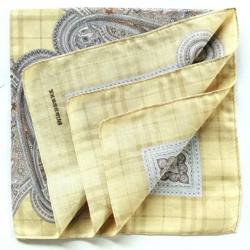 Burberry Vintage Handkerchief Motif Paisley Gift 21 x 21 inches