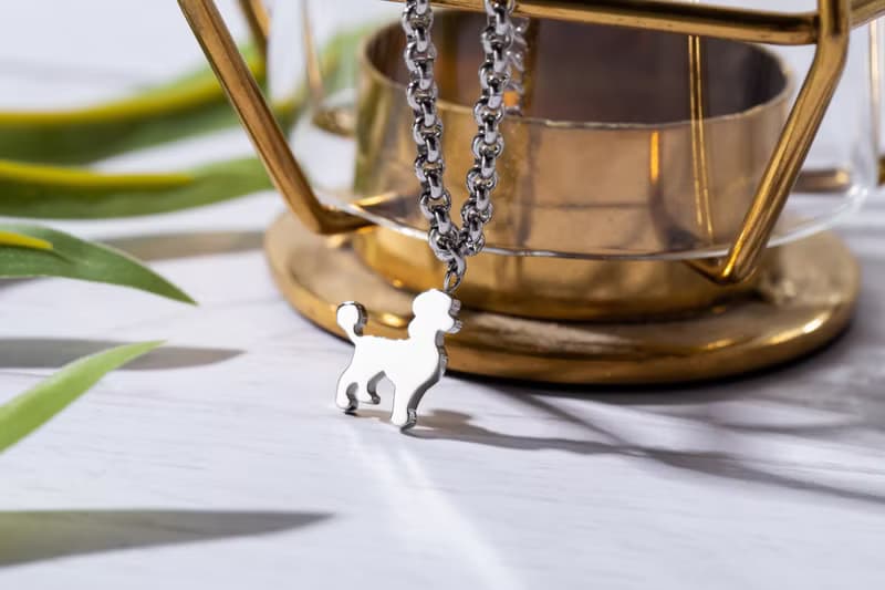 抗敏醫療鋼 狗狗手鍊系列-貴賓狗