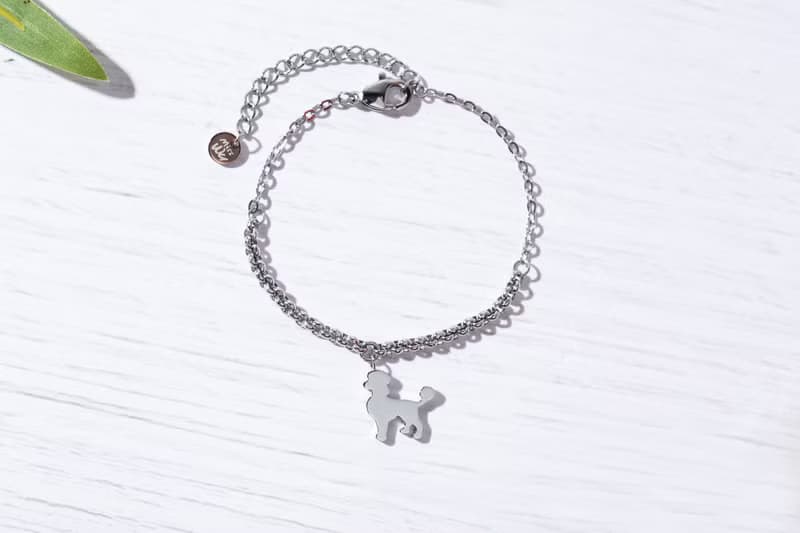 抗敏醫療鋼 狗狗手鍊系列-貴賓狗