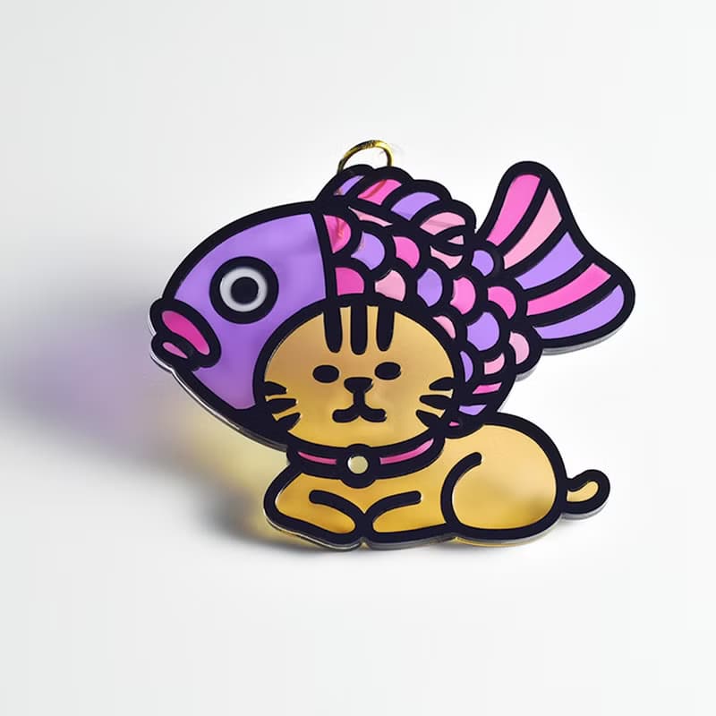 鯛魚燒 鯛魚貓 掛飾 l 龍年 福貼 揮春 春聯 招財貓 日系