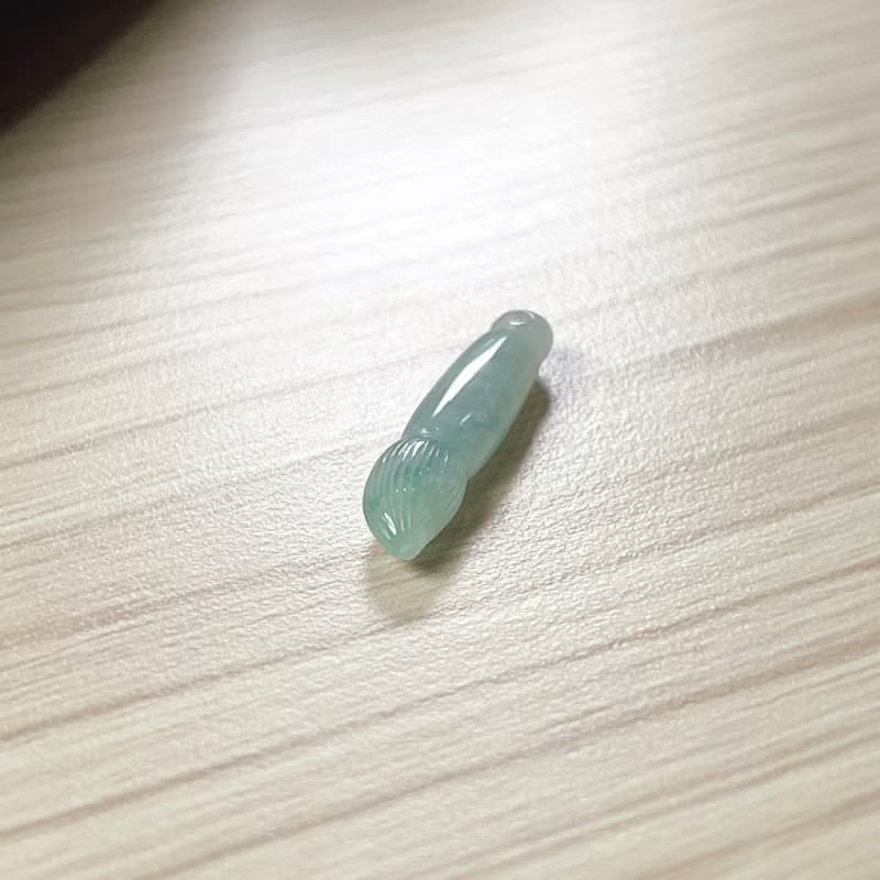 【願‧學業進步】冰飄陽綠翡翠文昌筆 | 天然緬甸A貨翡翠 | 送禮