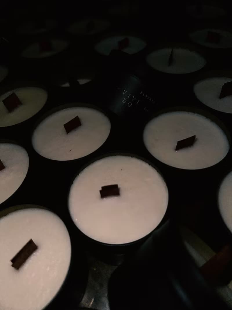 SCENTED CANDLE 香氛隨行蠟燭100g VIVIDO 極簡惟木調