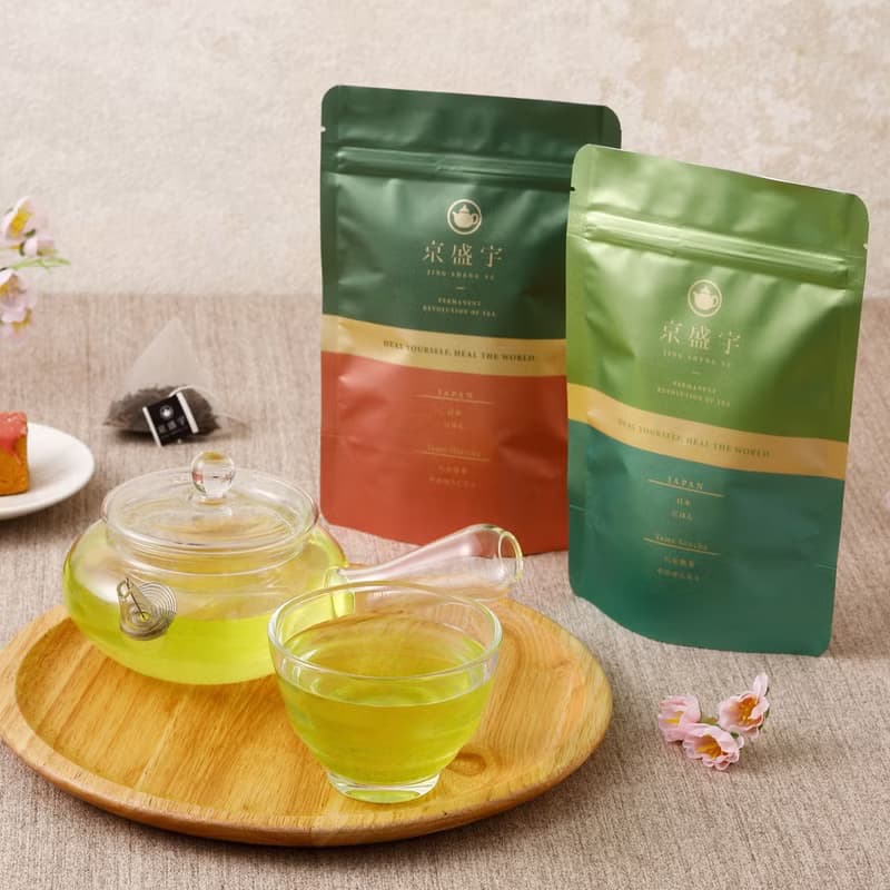 京盛宇【茶包】光之茶-日本八女煎茶-原葉袋茶12入