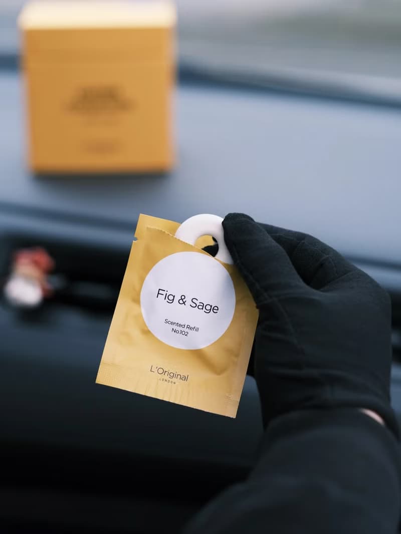 【官方總代理】英國 L'Original 皇家小羊皮車用香氛禮盒 琥珀橙