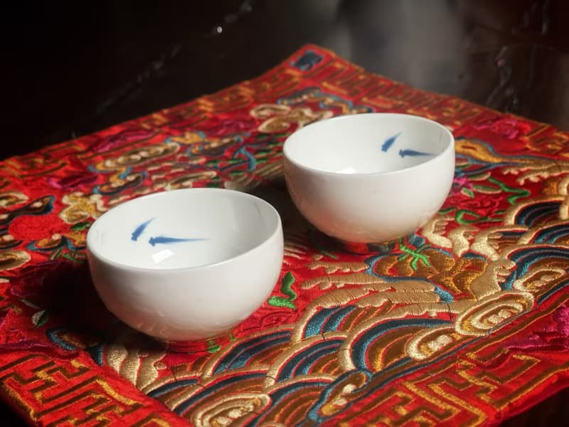 安知蓮之樂 貝瓷茶具組 (一壺二杯)