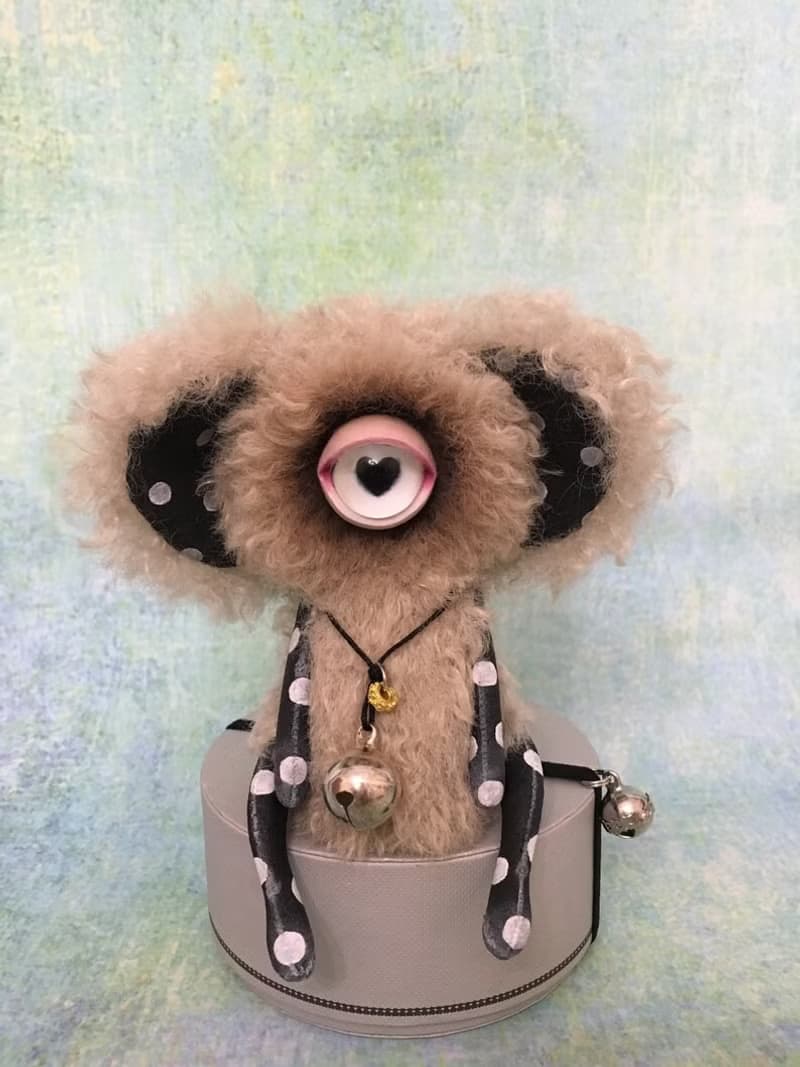Coffee with milk cheburashka-cyclops mini_MADE-TO-ORDER!