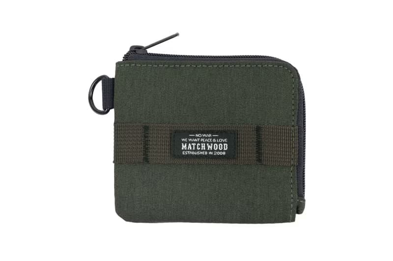 工裝 軍事 皮夾 Matchwood Zip Wallet 短夾 勾扣 錢包 零錢包