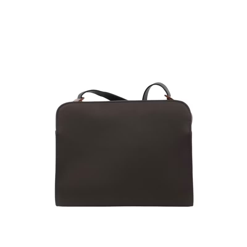 【 日本直送　名牌中古包 】Yves Saint Laurent イヴ・サンローラン ショルダーバッグ ブラウン YSL ナイロン vintage hiiu4k