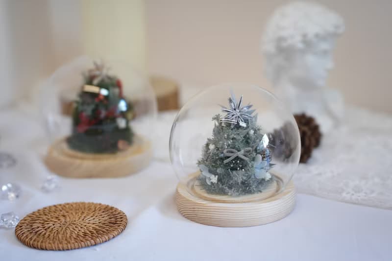 永生聖誕樹玻璃球 燈罩 情侶禮物 交換禮物