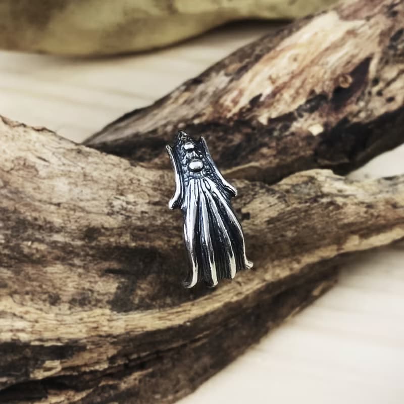 山海經系列【北山經/怪鰭 耳飾】925純銀耳環單個