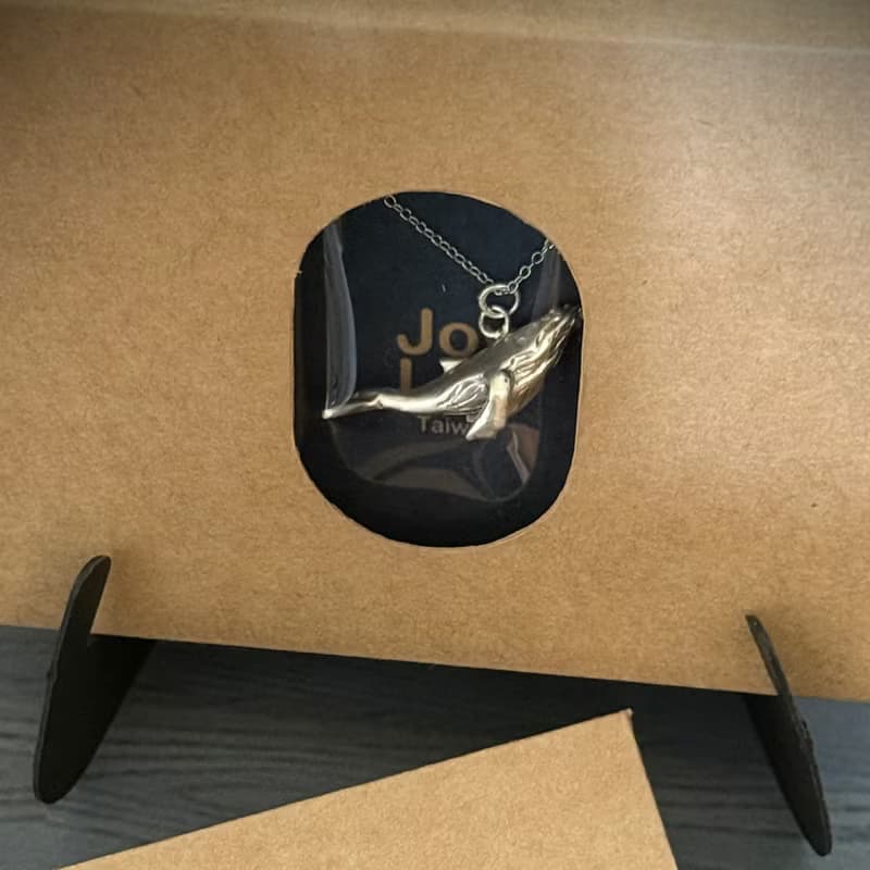 925純銀座頭鯨項鍊 くじら  Humpback