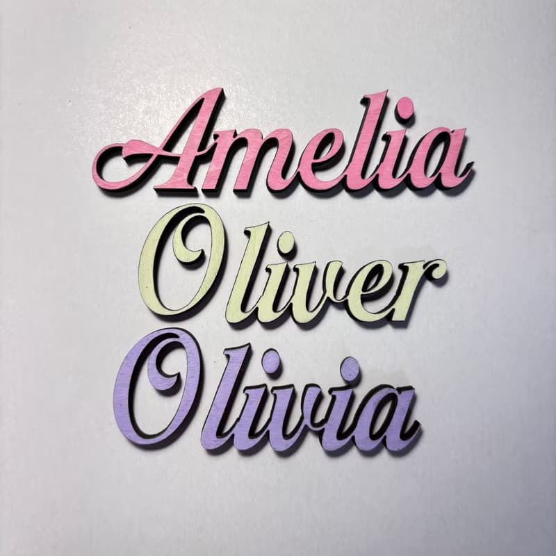 Astronaut Wood Custom Cake Topper - Hand Painted Birthday Keepsake - Custom Name